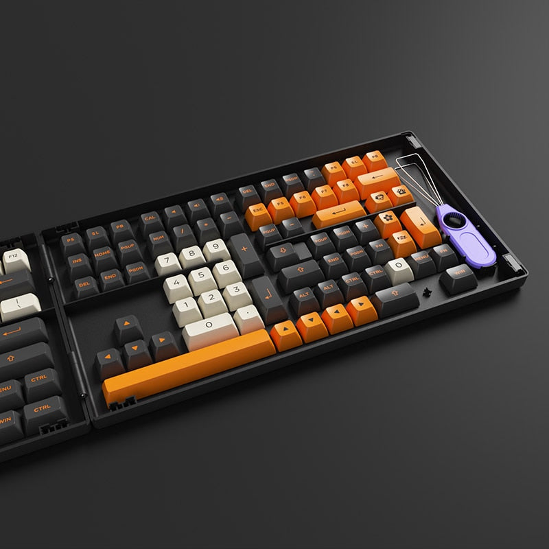 Akko Carbon Retro Keycaps